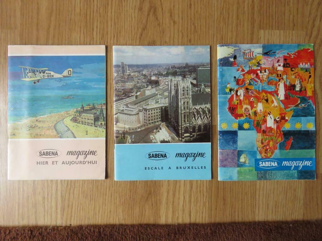 3 exemplaires Sabena magazine, Enlèvement ou Envoi, Comme neuf, Livre ou Revue