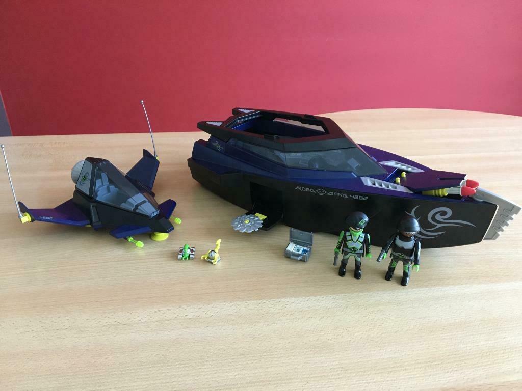 Playmobil 4882 Top Agents Actieboot, Enlèvement ou Envoi, Comme neuf, Ensemble complet