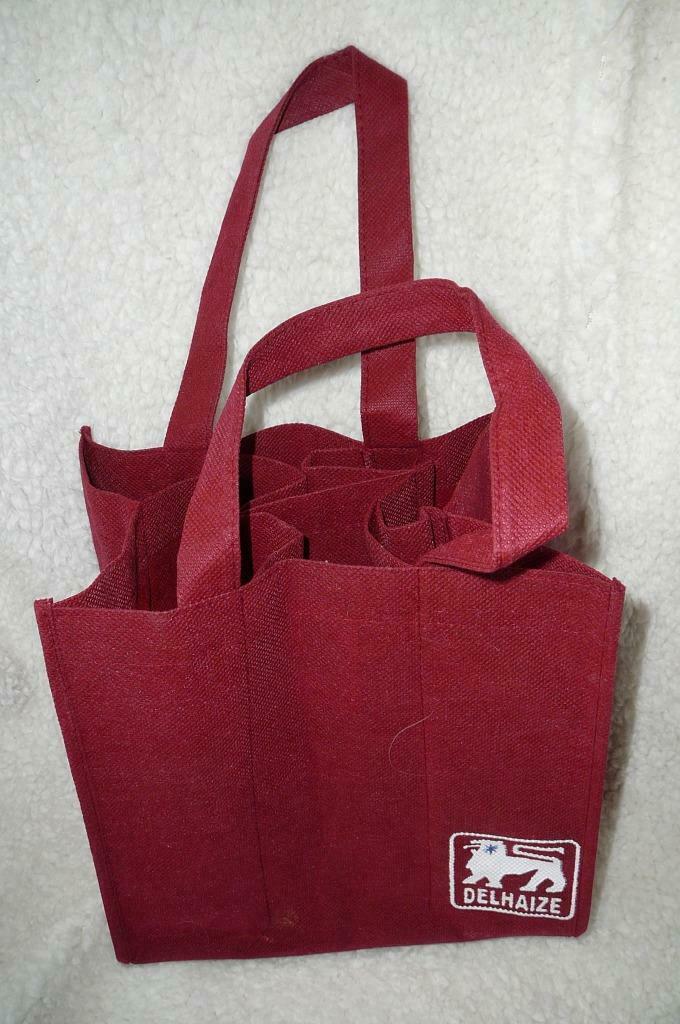 cabas rouge pour 6 bouteilles, Envoi, Utilisé, Rouge, Shopper