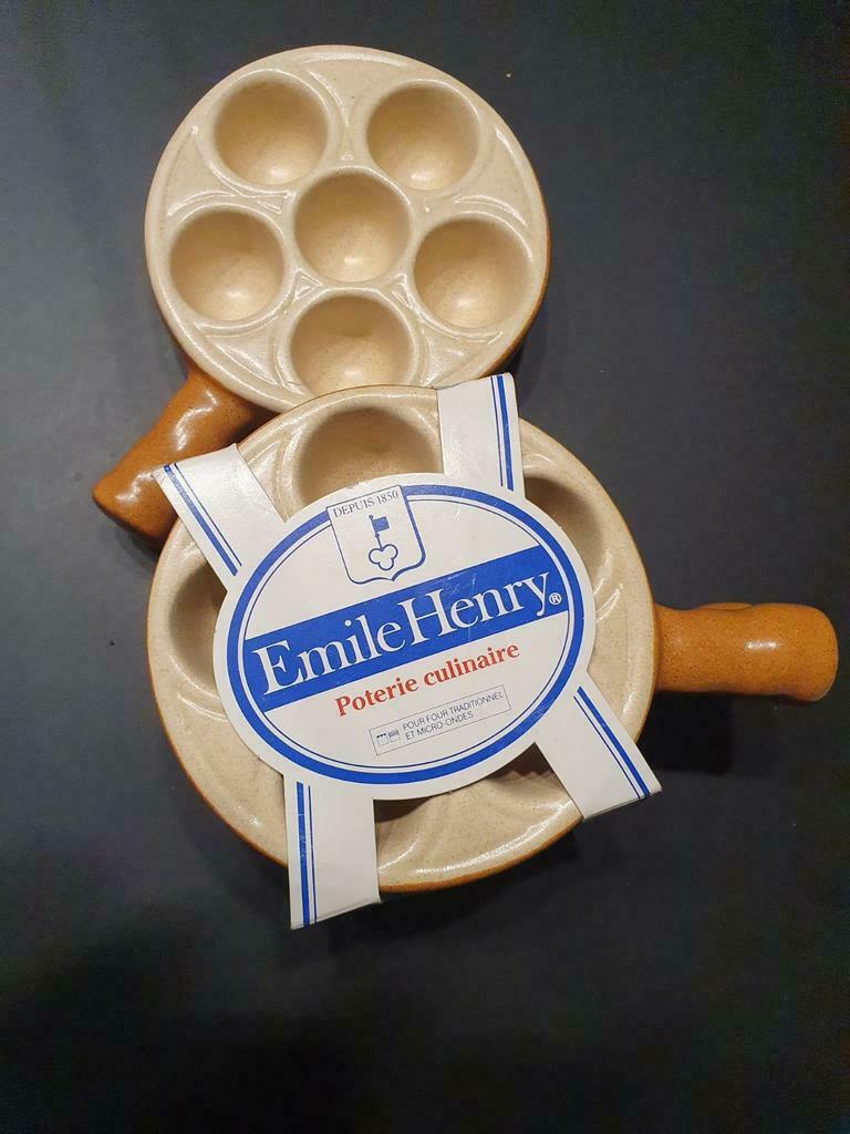 Emile henry escargot slakkenschalen , nieuw in verpakking, Huis en Inrichting, Ophalen of Verzenden, Nieuw