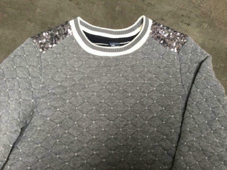 Grijze jurk, maat 146 - 153, mooie staat, Kinderen en Baby's, Kinderkleding | Maat 146, Gebruikt, Meisje, Jurk of Rok