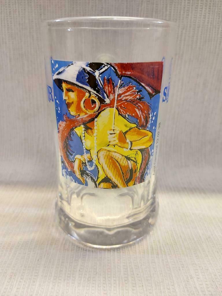 Grand verre Safir Carnival Oilsjt De Gheest Aalst plus rare, Enlèvement ou Envoi, Utilisé, Ustensile