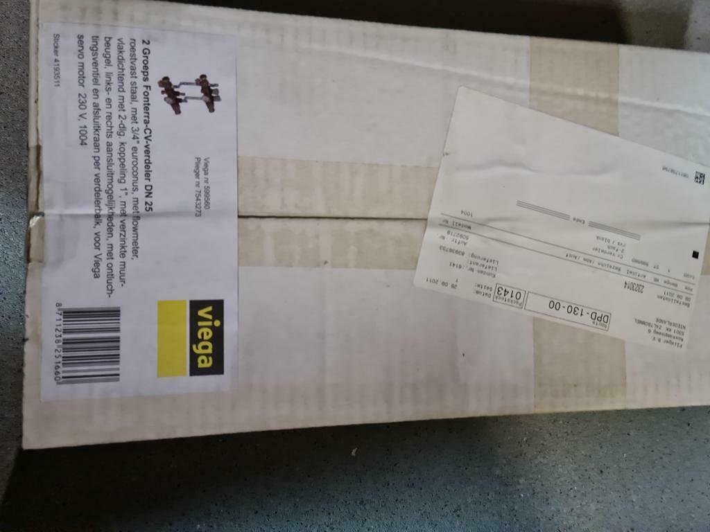 10x viega fonterra 2 groeps verdeler/collector, Ophalen of Verzenden, Nieuw