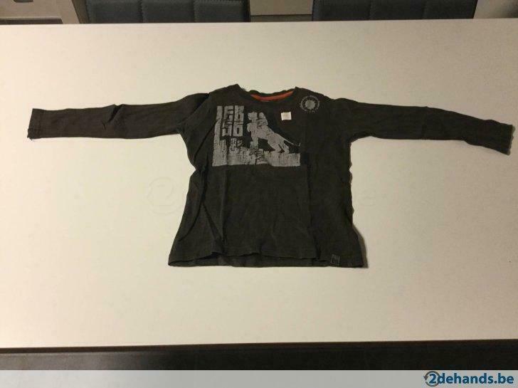 3 T-shirts met lange mouwen maat 98, Enlèvement ou Envoi, Utilisé, Garçon, Chemise ou À manches longues