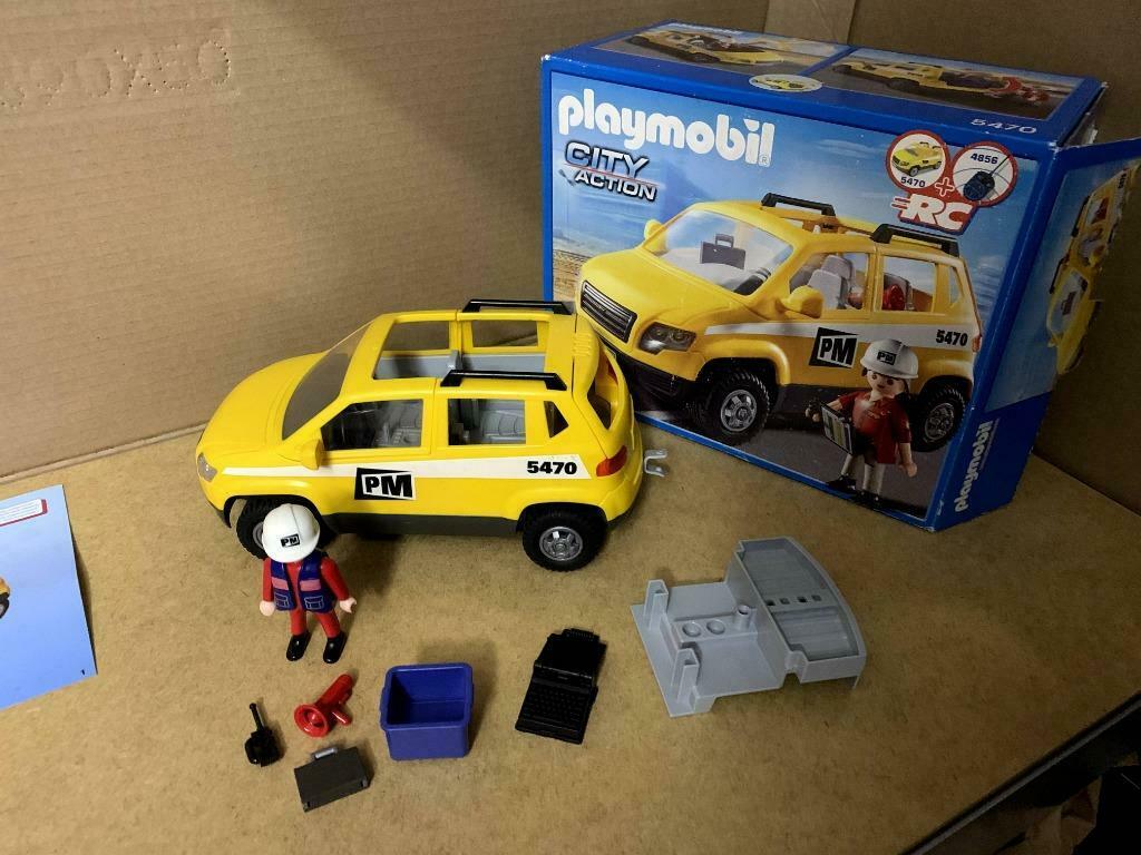 PLAYMOBIL Voiture de chantier sans RC 5470., Enlèvement ou Envoi, Comme neuf, Ensemble complet