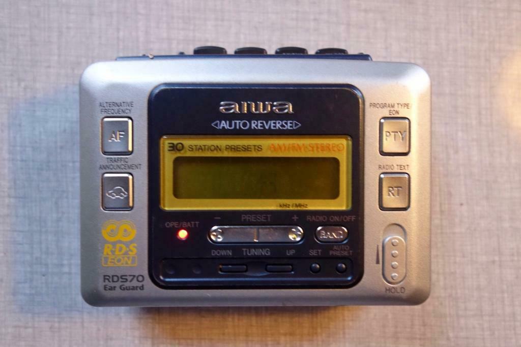 Walkman / baladeur cassette & radio am / fm, Aiwa, Ophalen