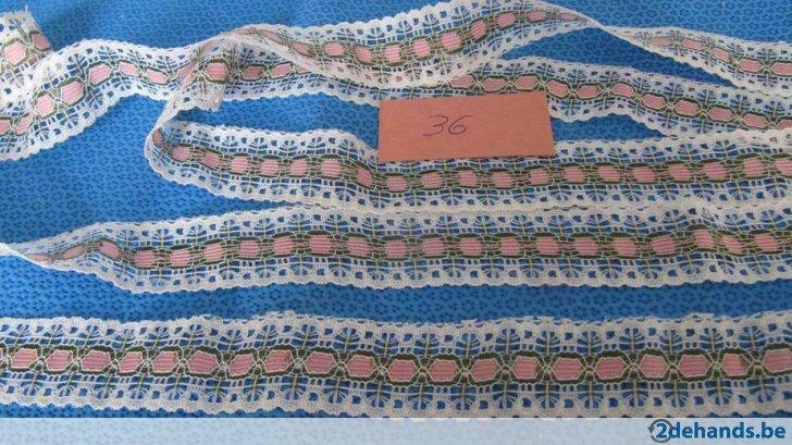 lint sierboord boordlint ruban kant lot 36 a189, Hobby en Vrije tijd, Naaien en Fournituren, Ophalen of Verzenden, Nieuw