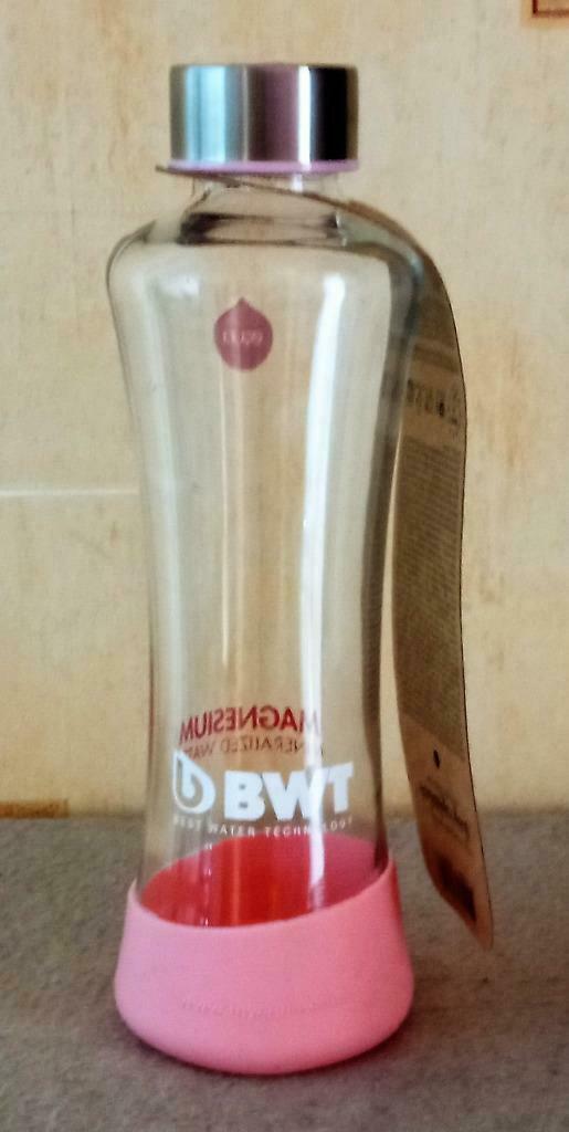 Bouteille d'eau en verre / Gourde d'eau en verre, Enlèvement, Neuf