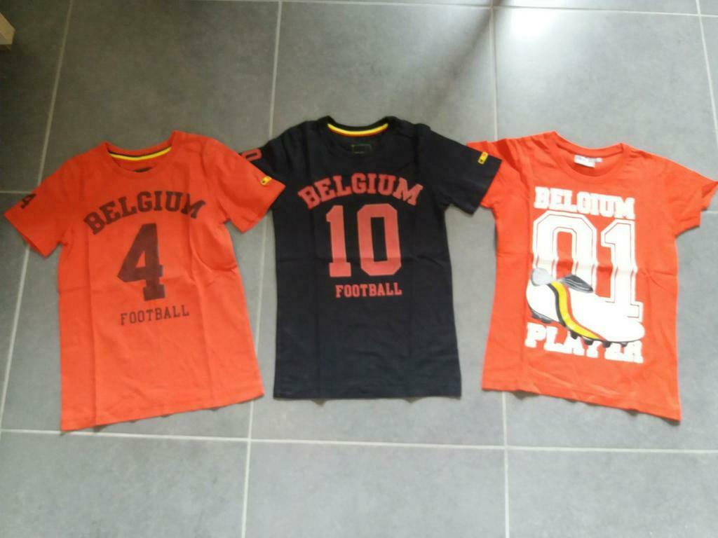 t-shirt korte mouwen - Rode Duivels - maat 134-140, Kinderen en Baby's, Ophalen, Zo goed als nieuw, Jongen, Shirt of Longsleeve