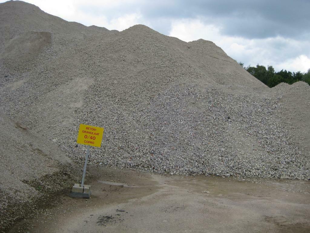 Betongranulaat - betonpuin - gebroken beton 0-40, Overige materialen, Overige typen, Nieuw, Ophalen of Verzenden