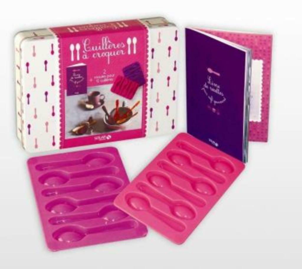Livre - Cuillères à croquer - Coffret, Envoi, Neuf