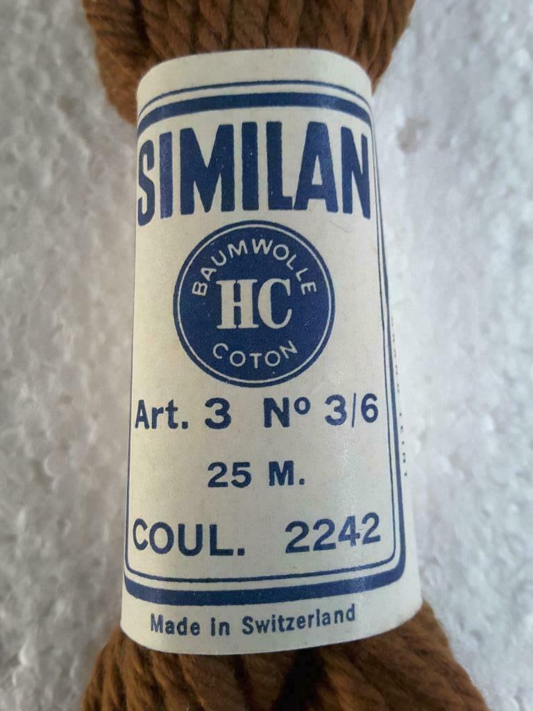 Groot borduurkatoen HC SIMILAN nr. 3/6 25 meter, Hobby en Vrije tijd, Borduren en Borduurmachines, Ophalen of Verzenden, Nieuw