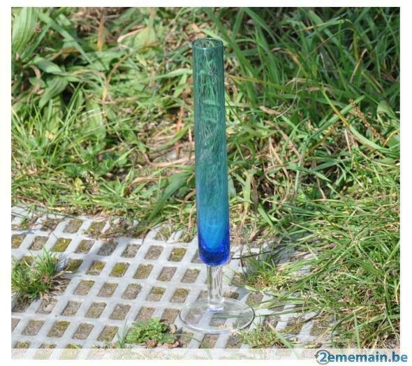 vase soliflore tube sur pied, Antiquités & Art