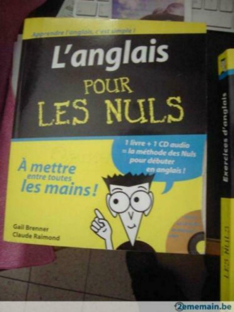 Gros manuel 💷 "L'anglais pour les nuls" avec le CDROM, Livres, Enlèvement, Neuf, Ne s'applique pas