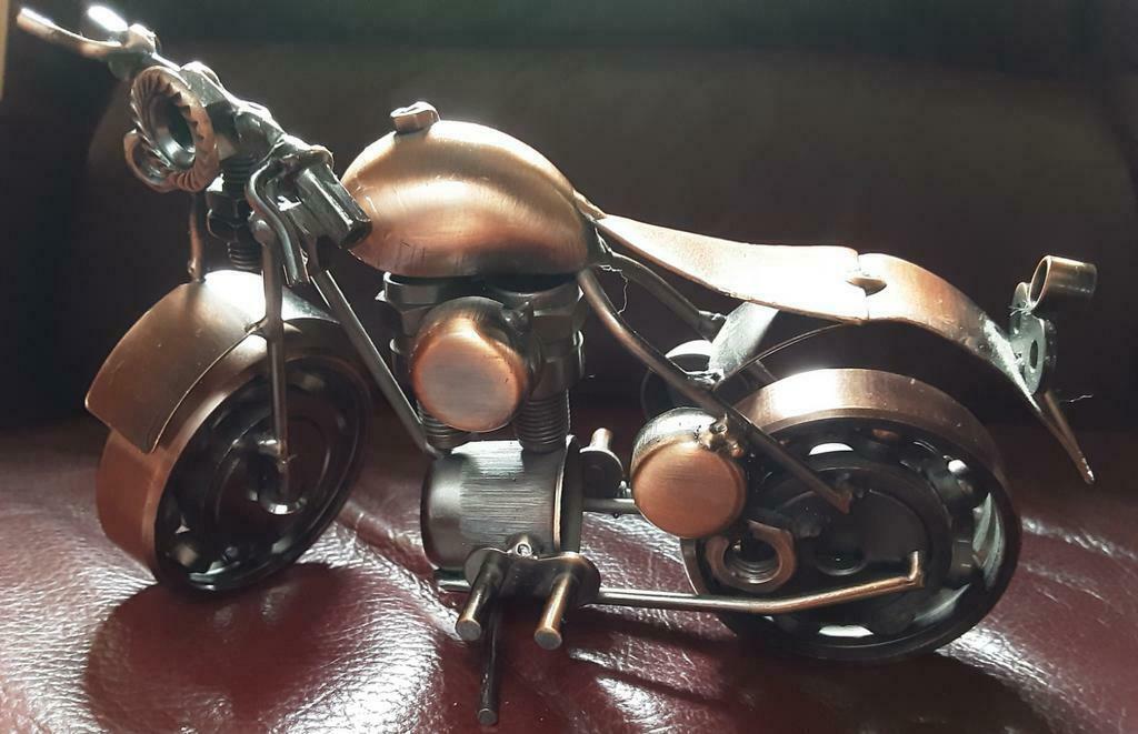 Modèle réduit moto métallique 10cmx17cm, Enlèvement ou Envoi, Comme neuf, Motos