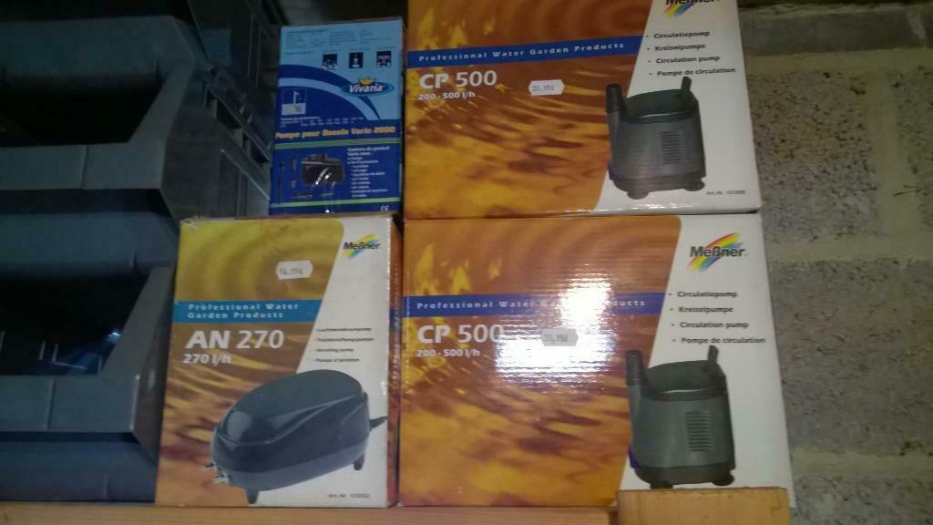 Lot de pièces et matériel pour étangs/piscines/plans d'eau, Enlèvement, Neuf