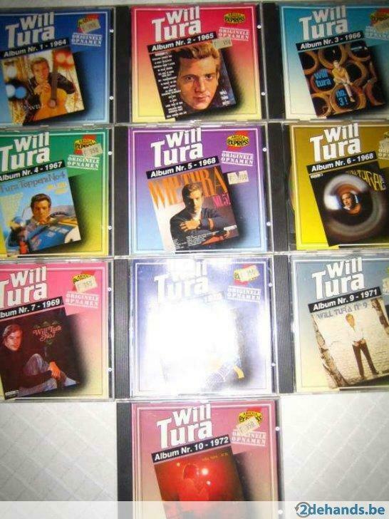 Will Tura CD Ariola reeks compleet (van Nr. 1 tem 10), Ophalen of Verzenden