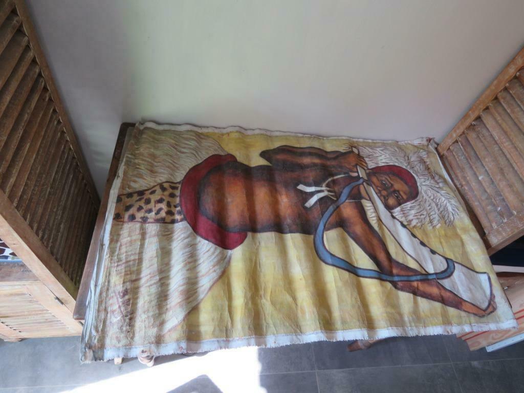 Peinture de sable africain, Enlèvement ou Envoi