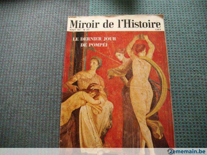 revue miroir de l'histoire. "le dernier jour de pompei"., Boeken, Tijdschriften en Kranten, Gelezen, Verzenden