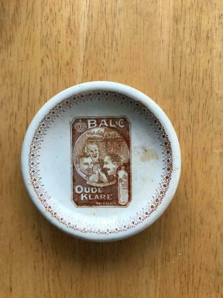 Bal & Co distillerie De Kroon Antwerpen onderzetter, Ophalen of Verzenden, Gebruikt, Reclamebord, Plaat of Schild, Overige merken