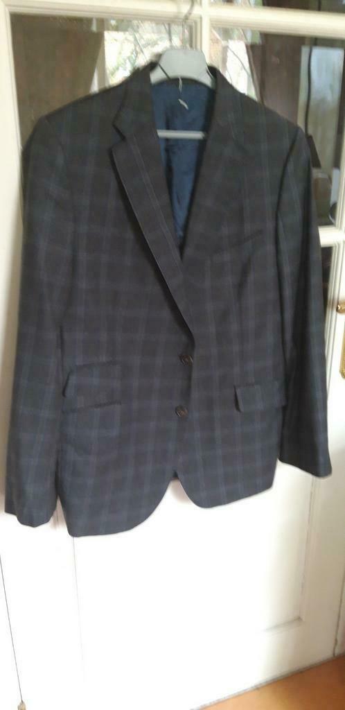 SCAPA vest grijs licht blauw, 100% wol, T 27/54, Kleding | Heren, Kostuums en vesten, Maat 52/54 (L), Ophalen of Verzenden, Grijs