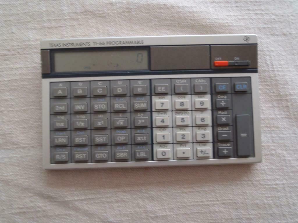 Rekenmachine TEXAS INSTRUMENTS TI-66, Diversen, Schoolbenodigdheden, Ophalen of Verzenden, Zo goed als nieuw