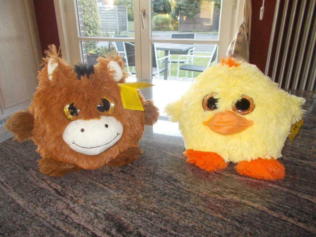 2 pluche knuffels, Ophalen of Verzenden, Nieuw