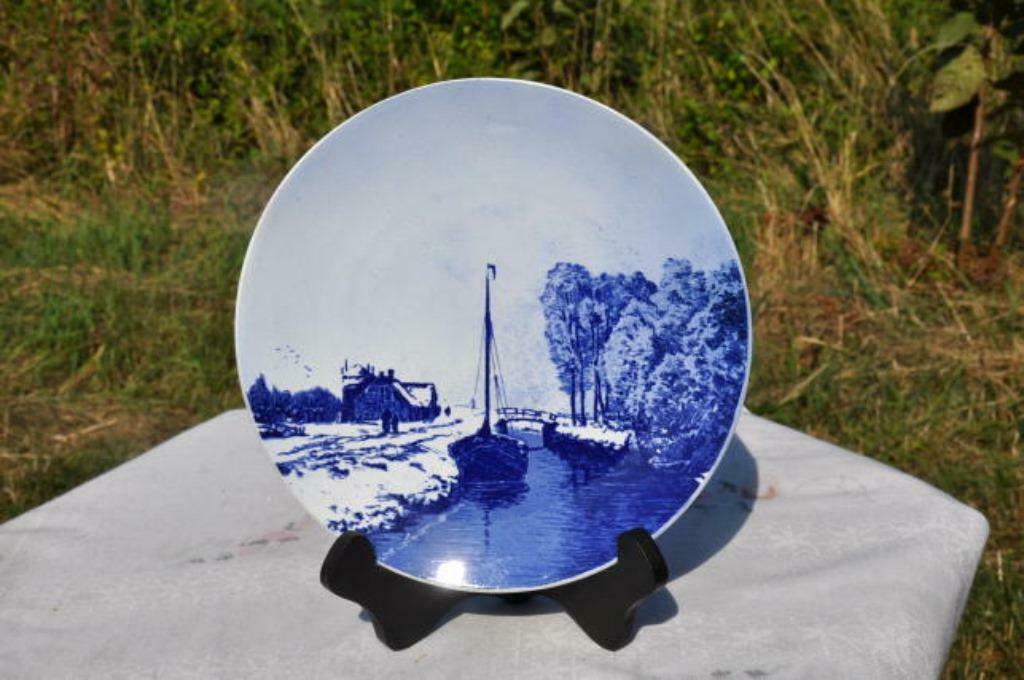 §  assiette decorative BFK le canal, Ophalen of Verzenden