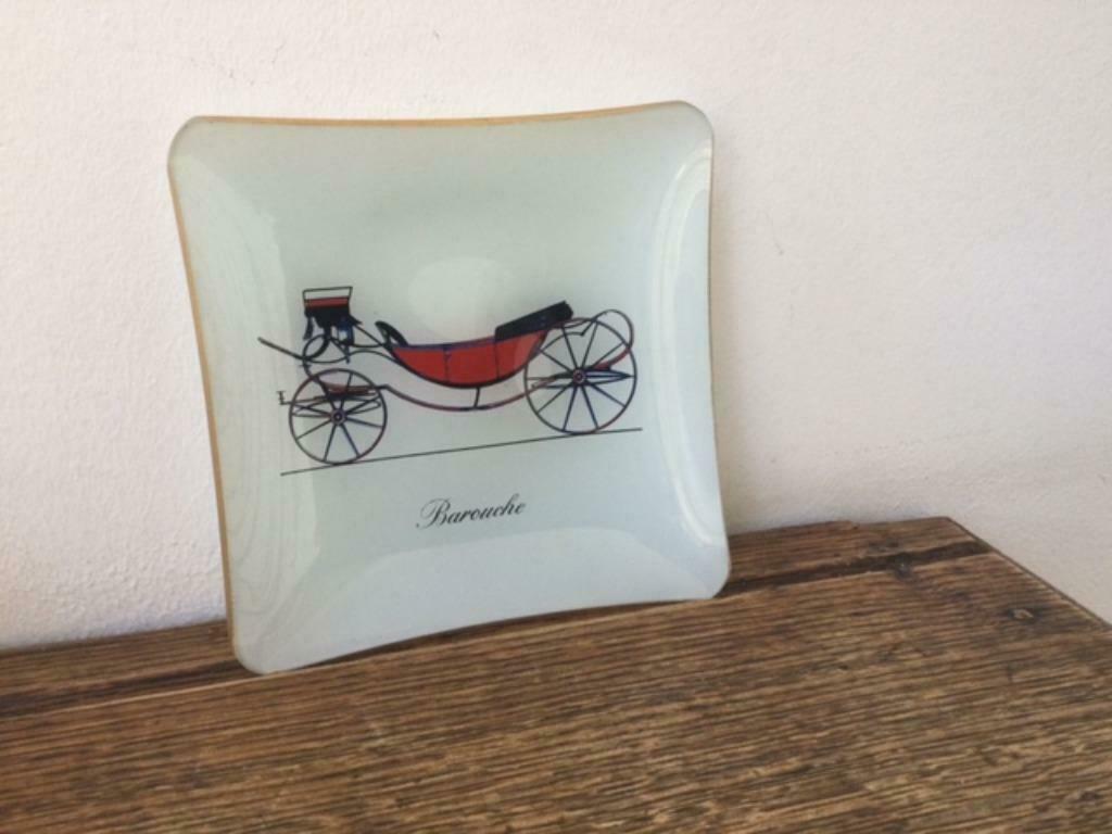 Vintage : vide poche en verre opalescent : Barouche, Antiquités & Art, Enlèvement ou Envoi