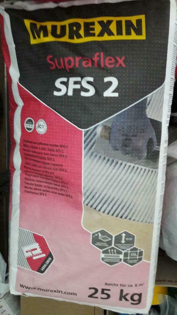 3 sacs colle à carrelage Murexin Supraflex SFS2, Ophalen, Nieuw, Keramiek