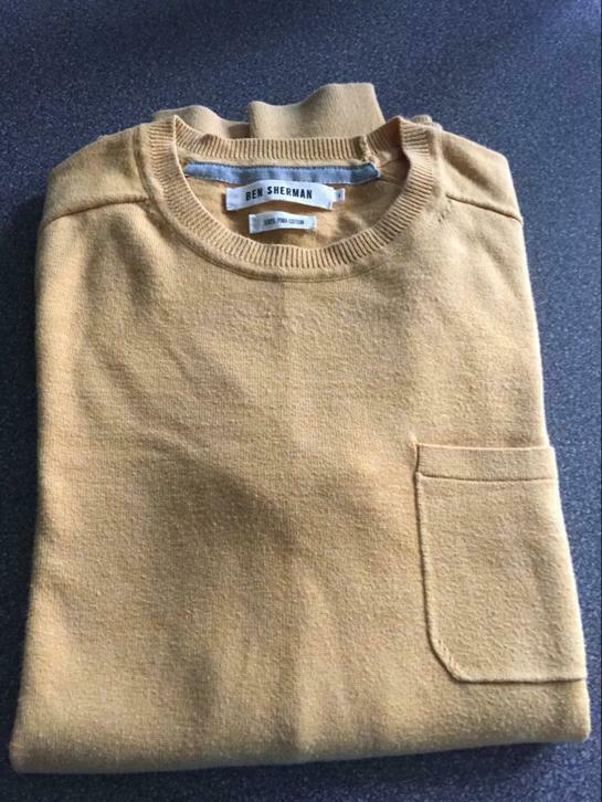 Pull homme ben sherman taille s jaune, Gedragen