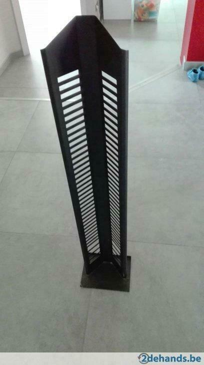 CD opbergrek, metaal, Ophalen, Gebruikt, Metaal