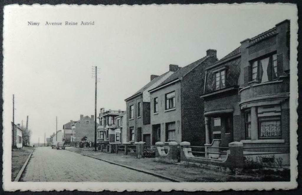 Carte Postale Nimy – Avenue Reine Astrid, Collections, Enlèvement ou Envoi, Non affranchie, Hainaut