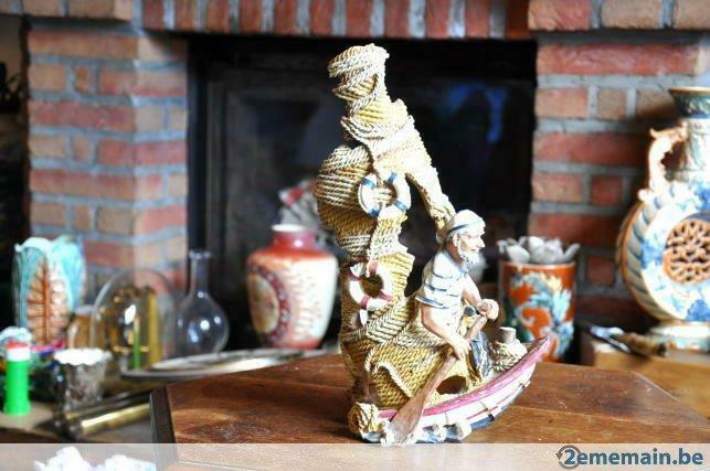 decoration marine en resine "le pecheur ", Enlèvement ou Envoi