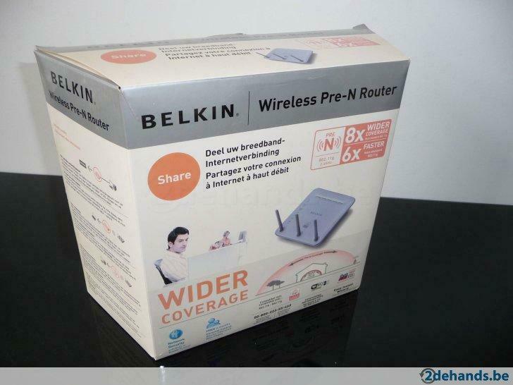 Belkin router, modem, Informatique & Logiciels, Enlèvement ou Envoi, Utilisé