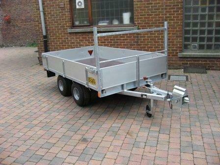 Nieuwe plateauaanhangwagens 2,2x1,5m te 9300 Aalst, Ophalen, Nieuw