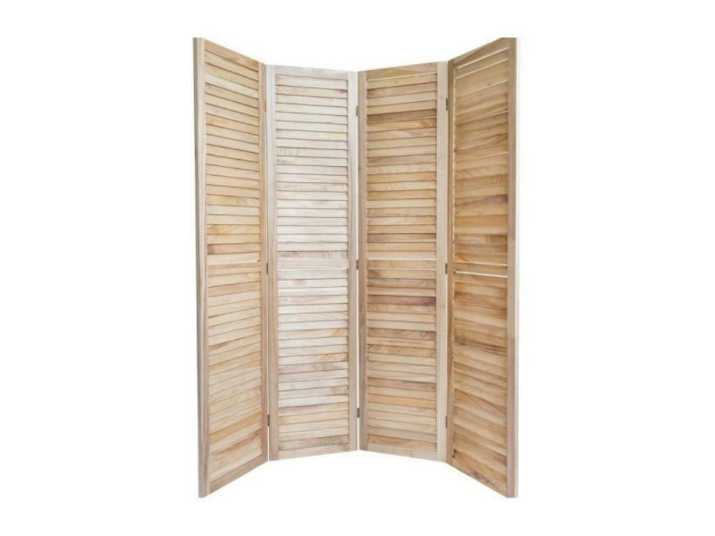 Paravent separateur de piece en bois naturel NEUF, Envoi