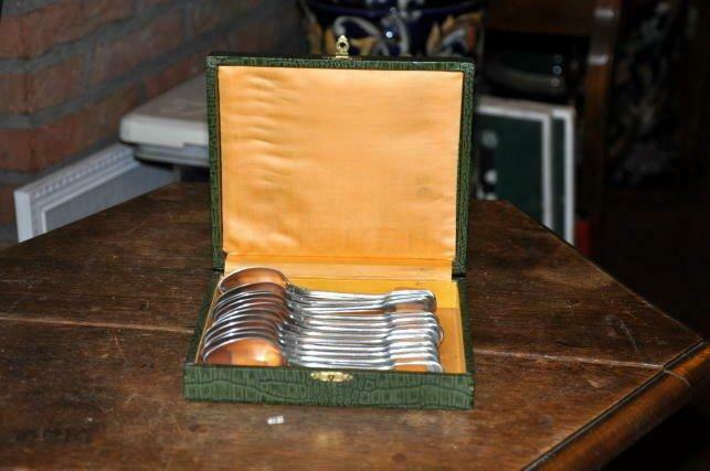 coffret 12 cuillères a café phenix argentin, Enlèvement ou Envoi