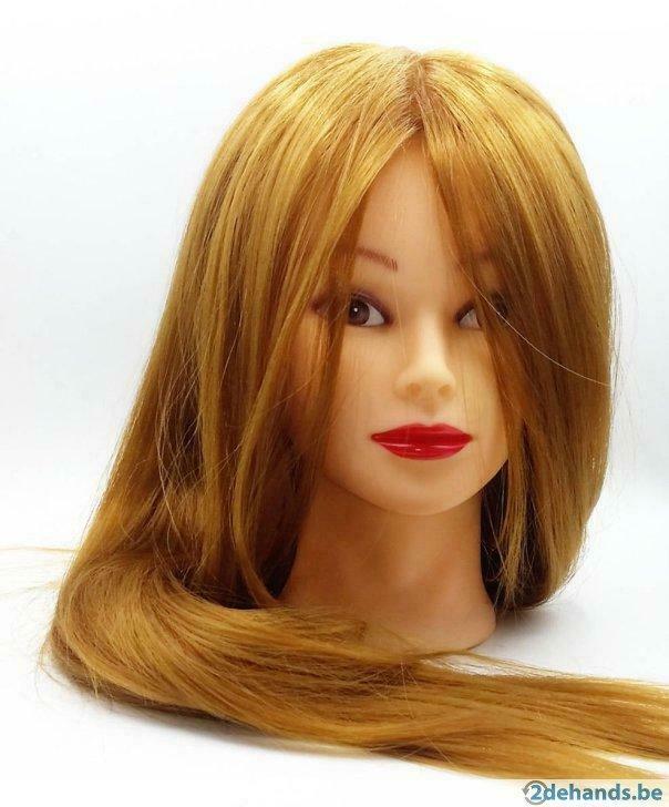 Erg Mooi Oefenhoofd / Kappershoofd/Trainingshoofd Goud-Blond, Nieuw