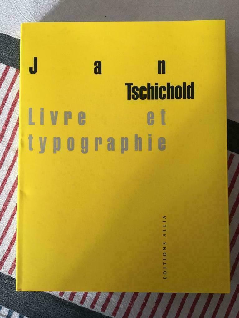 Livre et typographie  - Jan Tschichold, Envoi