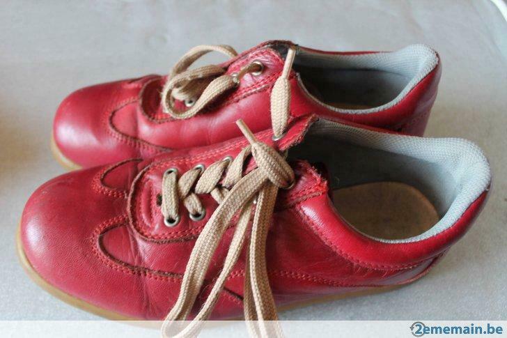 baskets femme en cuir pointure 39, Porté, Autres types