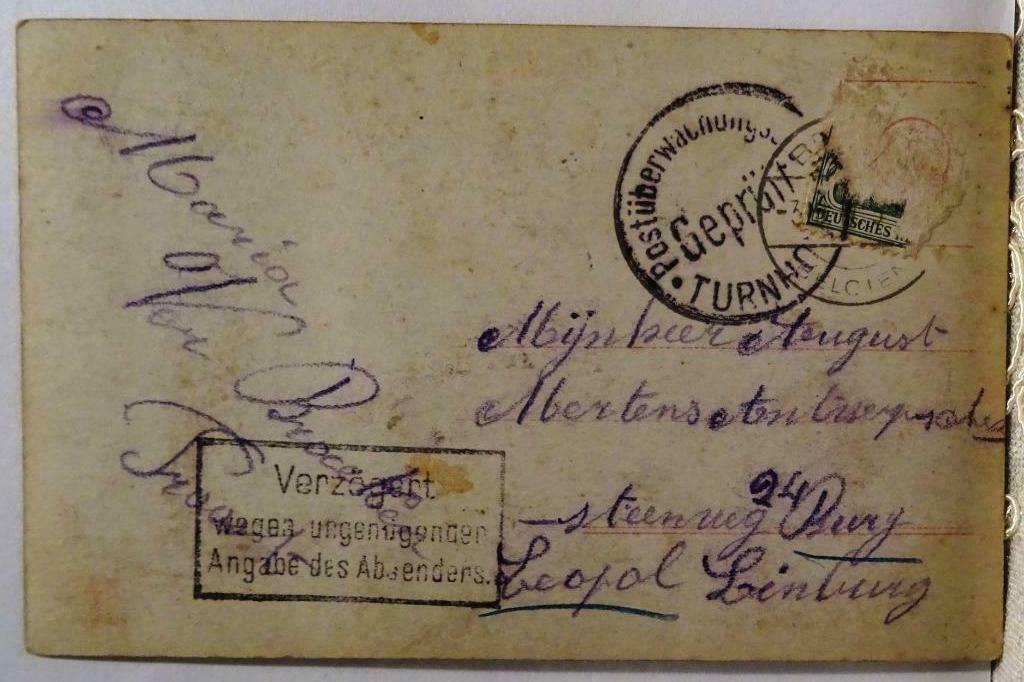 Oude postkaart Wereldoorlog?, Ophalen of Verzenden, 1920 tot 1940, Gelopen, Overige thema's