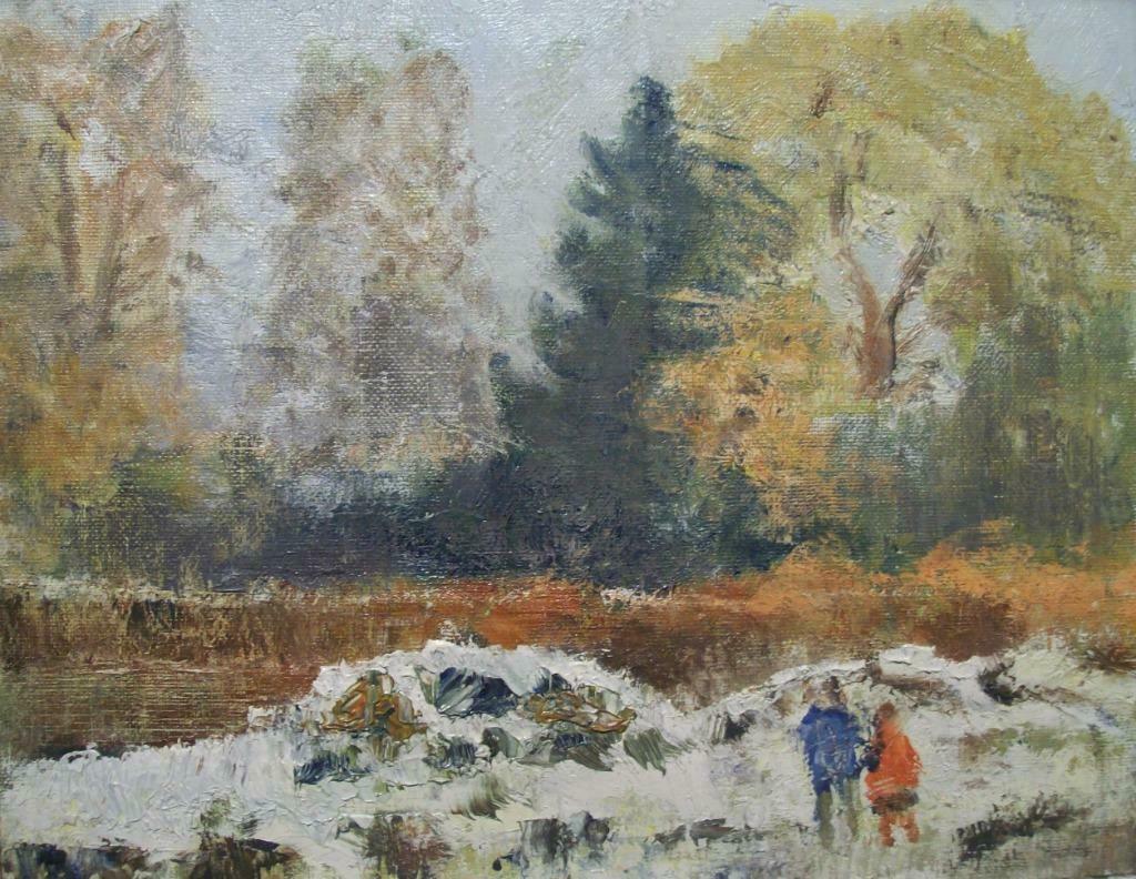 "Paysage d'hiver" - Greg Maes, Enlèvement