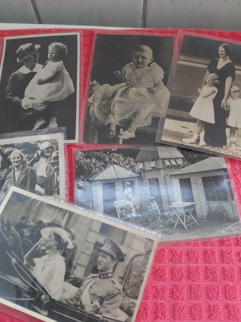 46 pièces PK Queen Astrid, King Léopold et enfants, Collections, Maisons royales & Noblesse, Utilisé, Carte, Photo ou Gravure