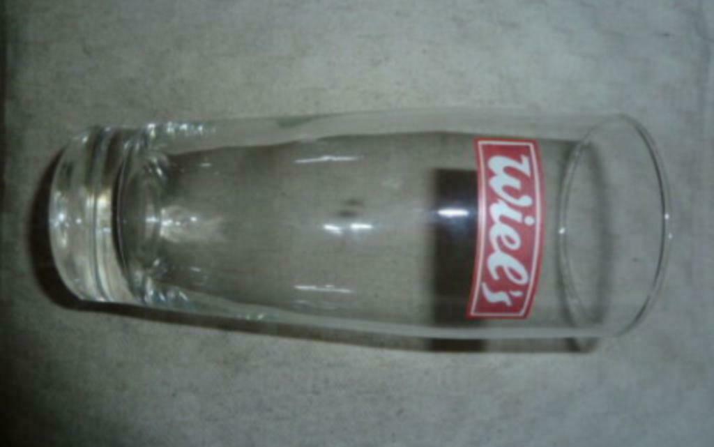 #N bier glas WIEL 'S 25cl Brij. Wielemans Ceuppens - Brussel, Collections, Verres & Petits Verres, Utilisé, Verre à bière, Enlèvement ou Envoi