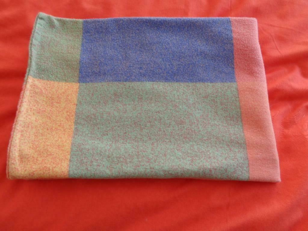 Taie imprimée carreaux flanelle X 2 pièces, Enlèvement ou Envoi, Utilisé