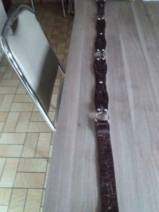 mooie bruine damesriem, Enlèvement ou Envoi, Porté, Brun