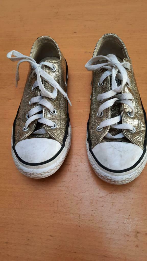 Converse all stars, goudkleurig maat 33, Kinderen en Baby's, Ophalen, Gebruikt