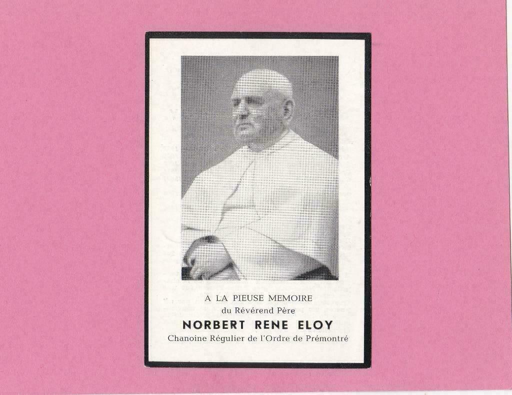 DP Norbertijn Norbert Eloy, Verzamelen, Bidprentjes en Rouwkaarten, Bidprentje, Verzenden