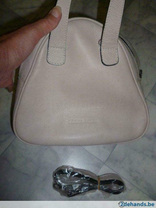 Licht beige tas "Marta Ponti" ALS NIEUW (met lange riem)Foto, Bijoux, Sacs & Beauté, Sacs | Sacs Femme, Neuf